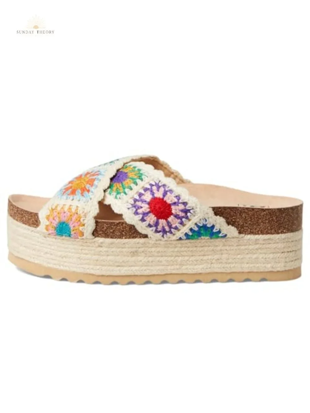 Womens Espadrille Wedge Sandals Platform Ankle Strap Cushioned Open Toe